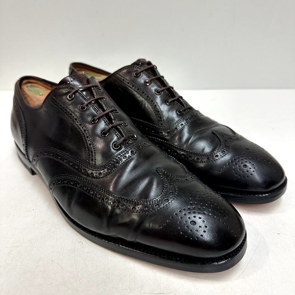 FULLY RESOLED Alden x Brooks Brothers Color 8 Shell Cordovan Oxford Wingtip 12 D